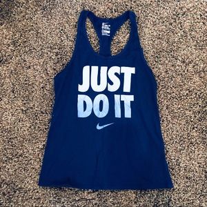 NIKE Drifit racerback workout tee